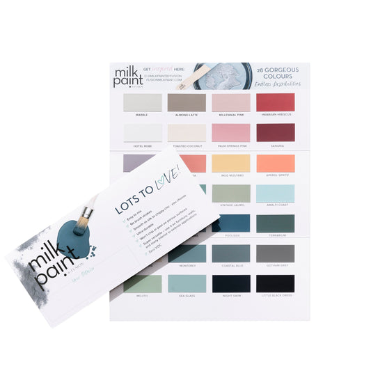 Milk Paint by Fusion Colour Card
