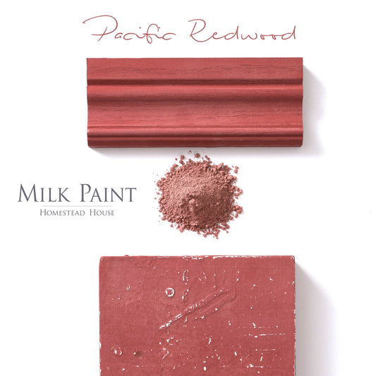 Milk Paint Stain by Homestead House in Pacific Redwood. | homesteadhouse.ca