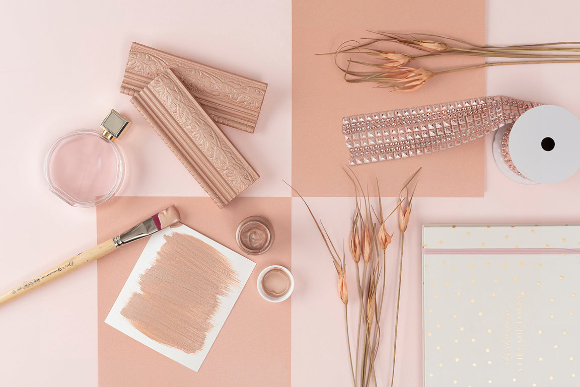 Rose Gold Metallic Paint