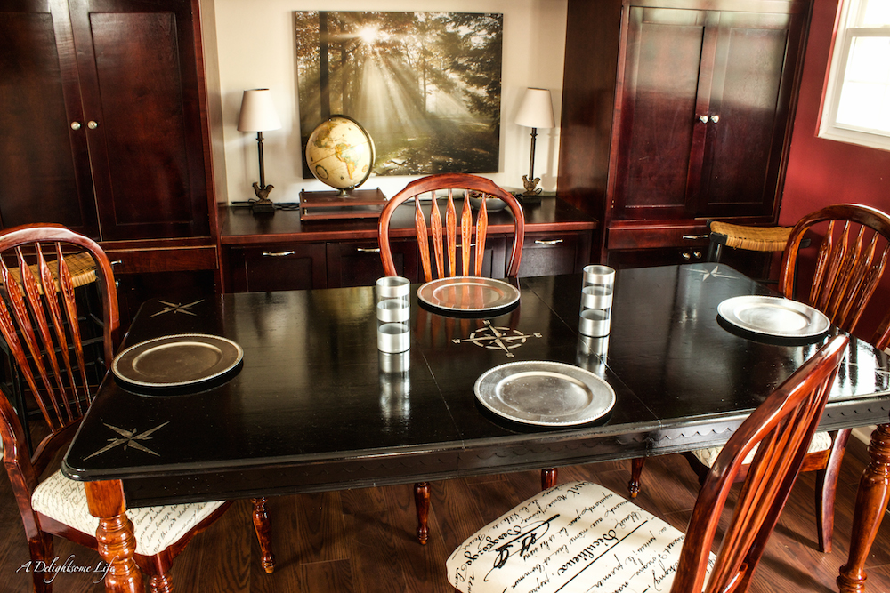 A Dining Table Transformation Fusion, How To Paint Dining Room Table Black