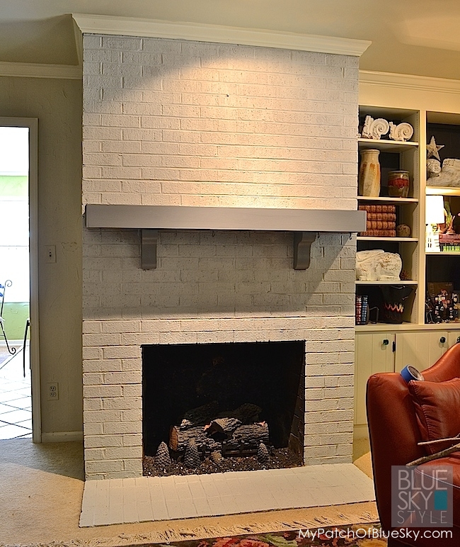 How to Paint a Brick Fireplace - Fusion™ Mineral Paint