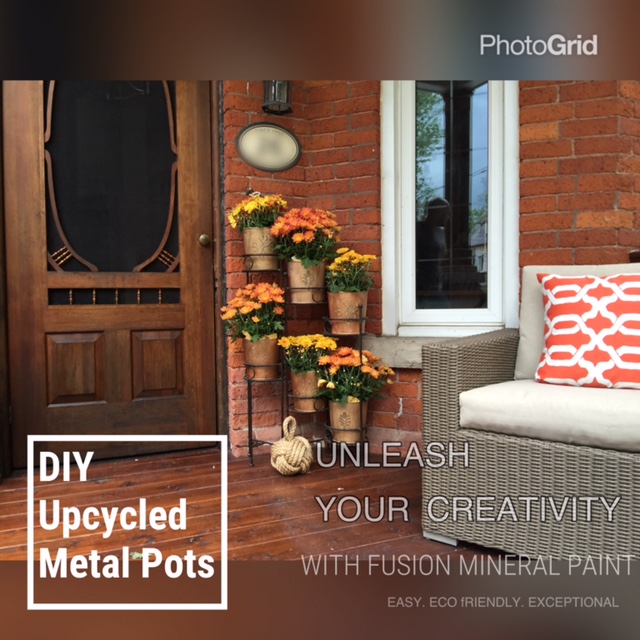 Painting Metal with Fusion™ Mineral Paint for a whole new look! 5