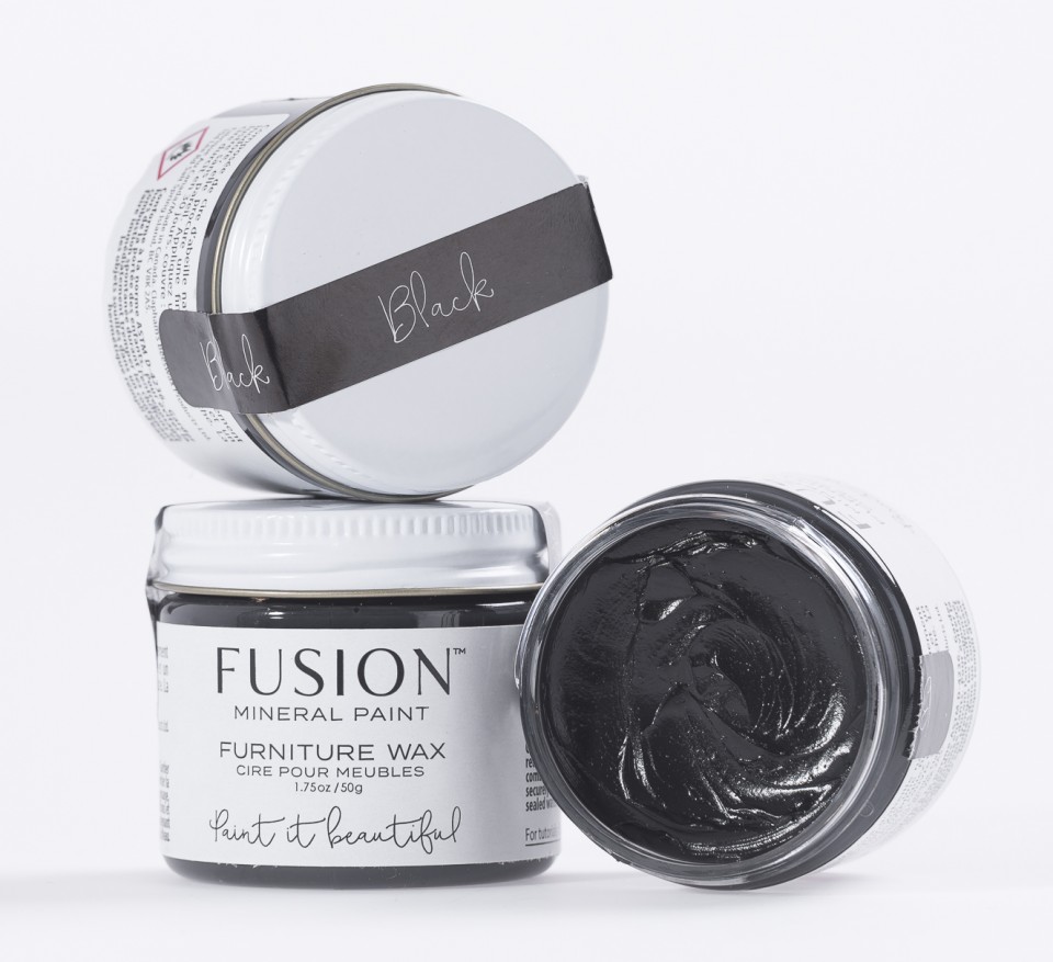 Black Furniture Wax Fusion Mineral Paint