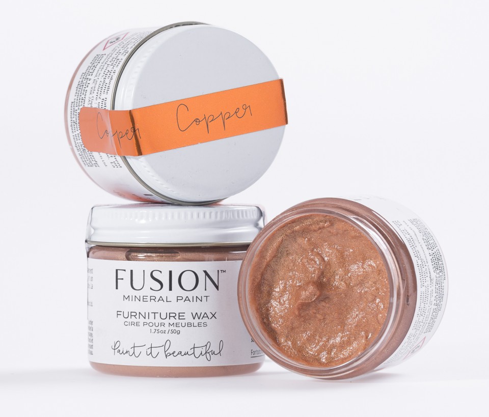 Copper Metallic Furniture Wax Fusion Mineral Paint