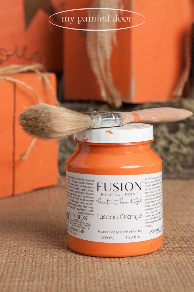 My Painted Door shares some of their work with Fusion's Tuscan Orange. SO pretty! fusionmineralpaint.com