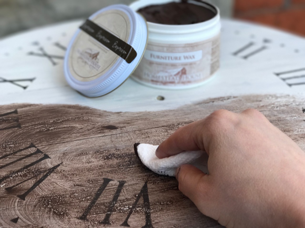 Adding dark wax can feel scary, but this will wipe right back to a beautifully aged finish. | fusionmineralpaint.com