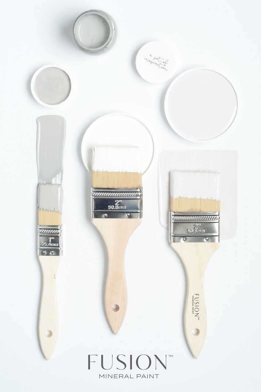 Fusion Mineral Paint Brushes look gorgeous and help you paint it beautiful!