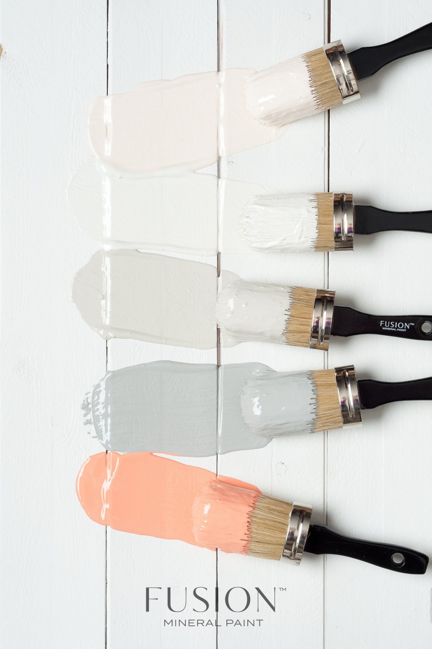 Fusion Mineral Paint Brushes look gorgeous and help you paint it beautiful!