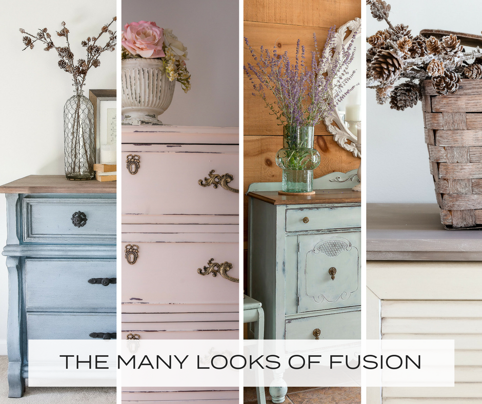 Fusion Mineral Paint Paint it Beautiful - for any style! From Distressed to Flawlessly Smooth you can do it all with Fusion Mineral Paint. Get some inspiration here!