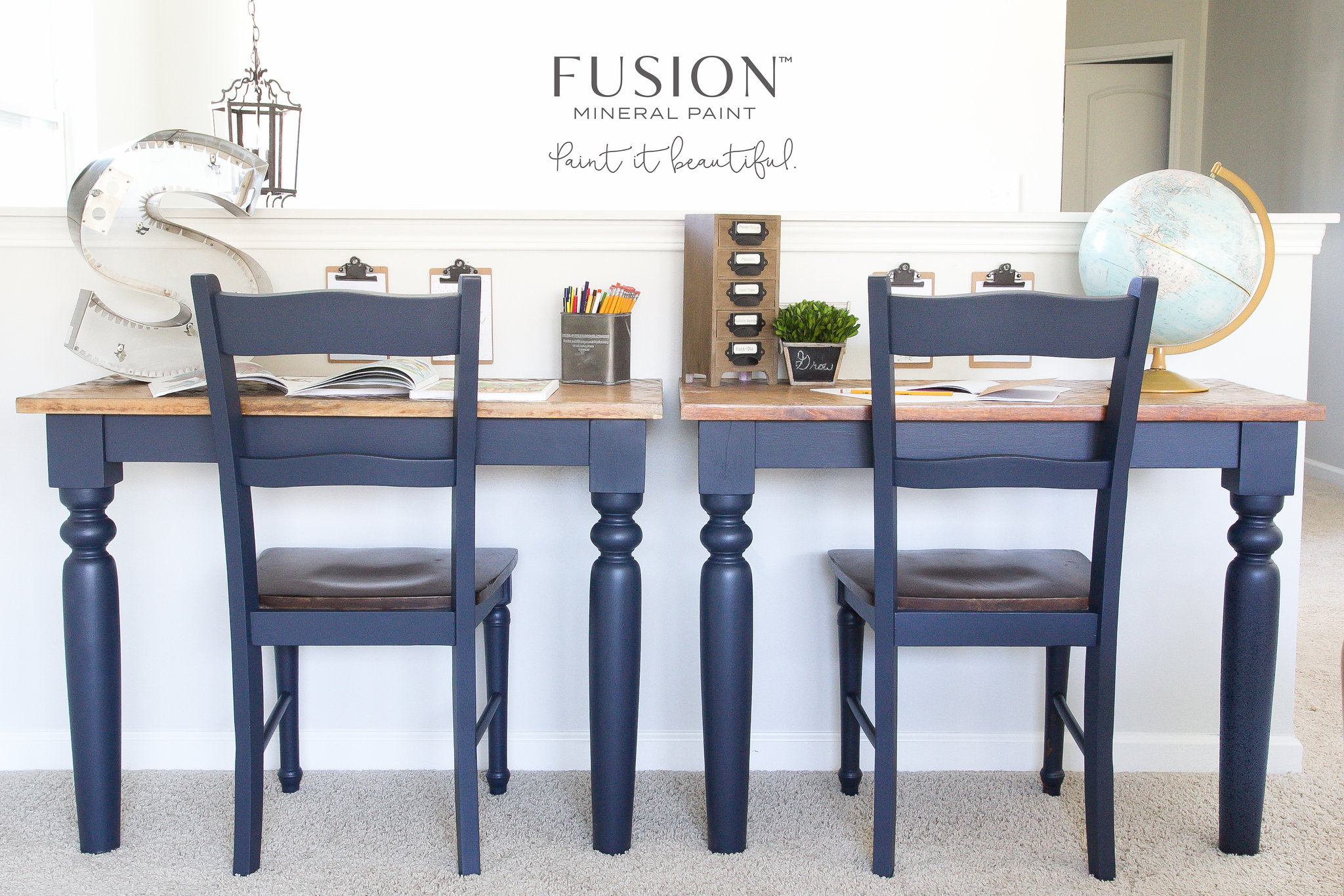 fusion mineral paint on kitchen table