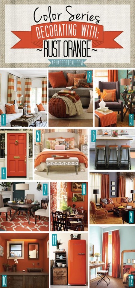 Orange inspiration from A Shade of Teal. Perfect for our Tuscan Orange! fusionmineralpaint.com