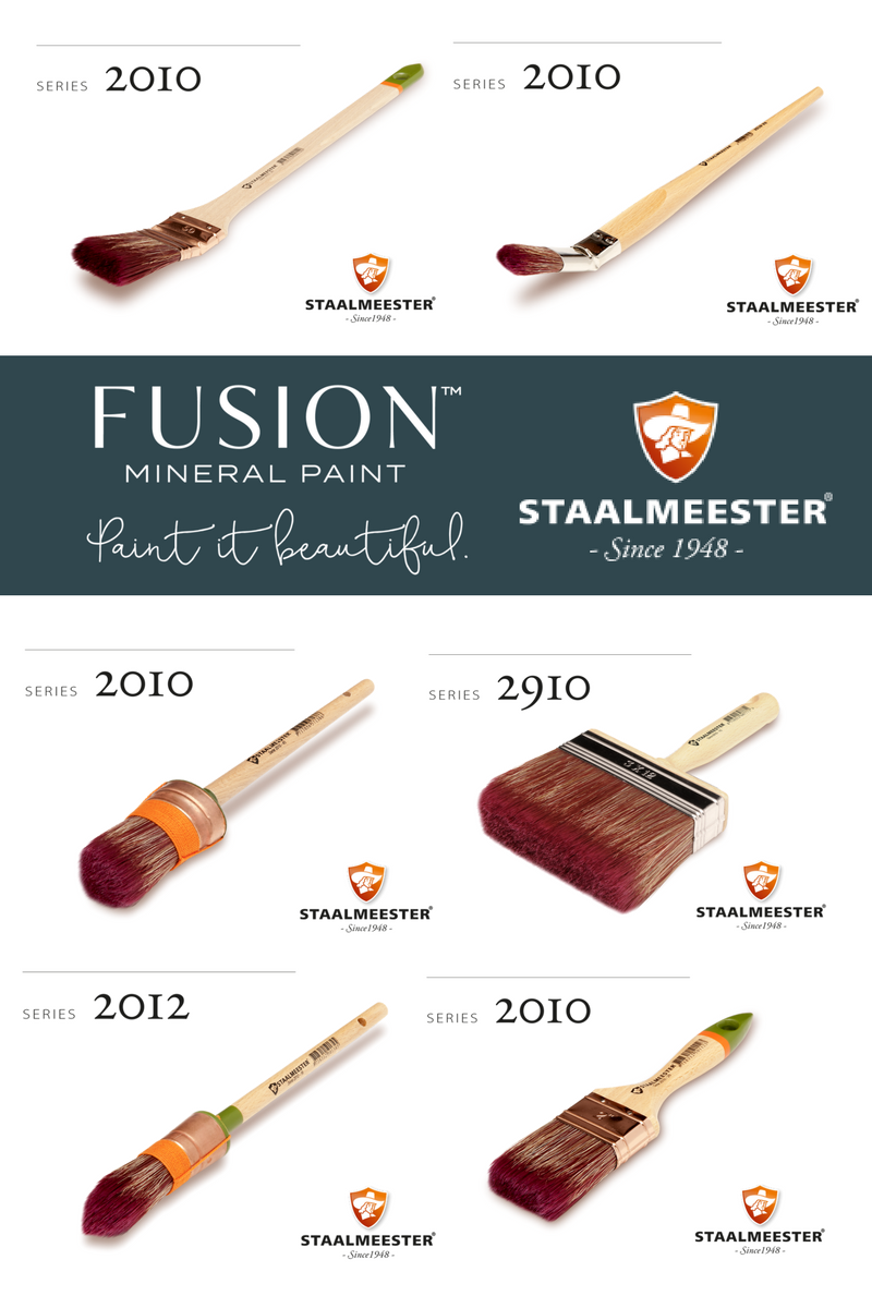 7 Styles of Staalmeester Bruahes but 15 Options Available. | fusionmineralpaint.com