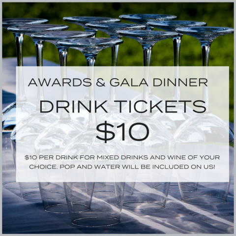 Gala Dinner Drinks tickets