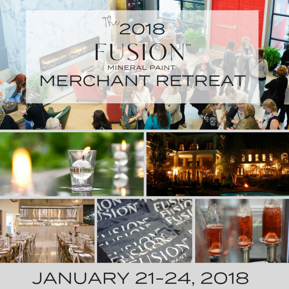 The Fusion Mineral paint merchant Retreat and Conference 2018 Montage header. | fusionimeralpaint.com