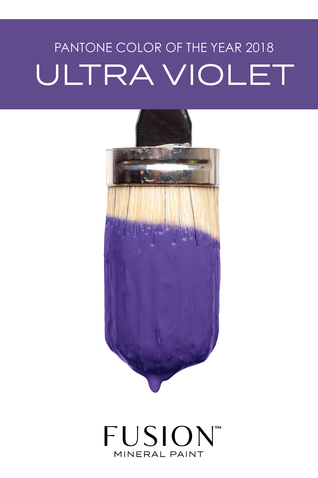 Pantone Color of the Year - Fusion Mineral Paint Ultra Violet Custom Color
