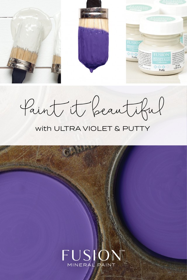 Ultra Violet and Putty - Fusion Mineral Paint
