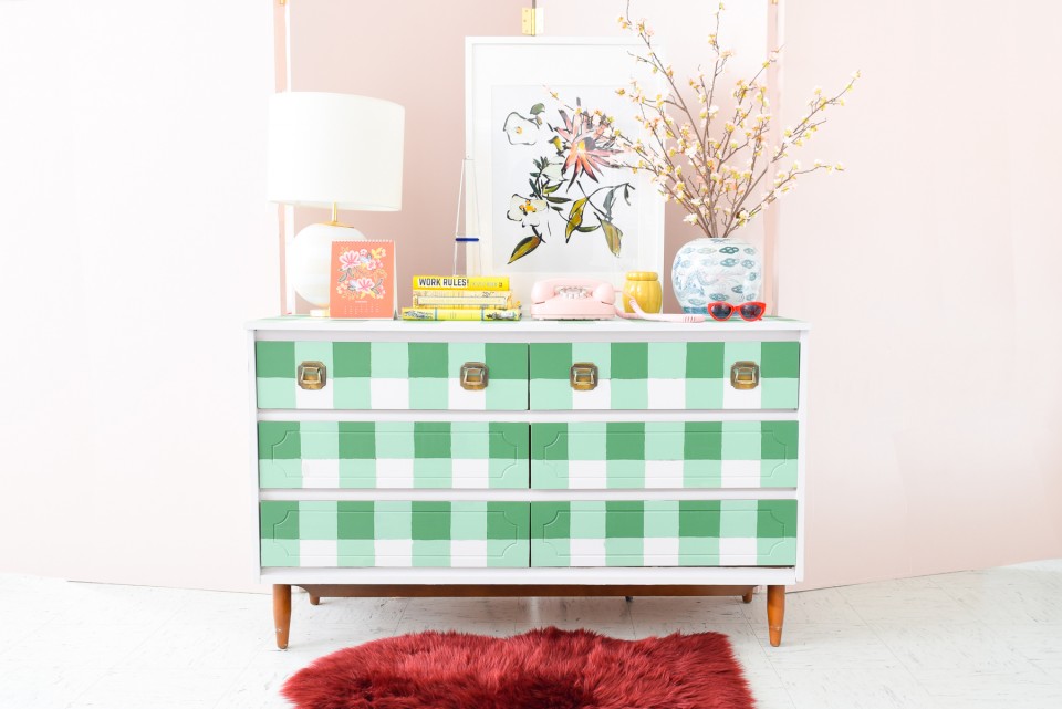 Diy Buffalo Check Dresser Fusion Mineral Paint