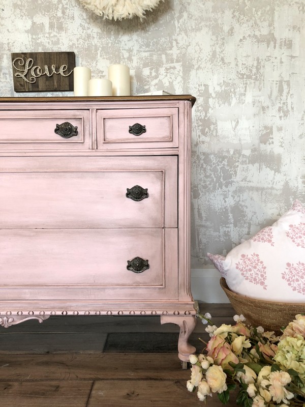 Fusion Mineral Paint Bayberry Dresser Makeover - Lost & Found Decor