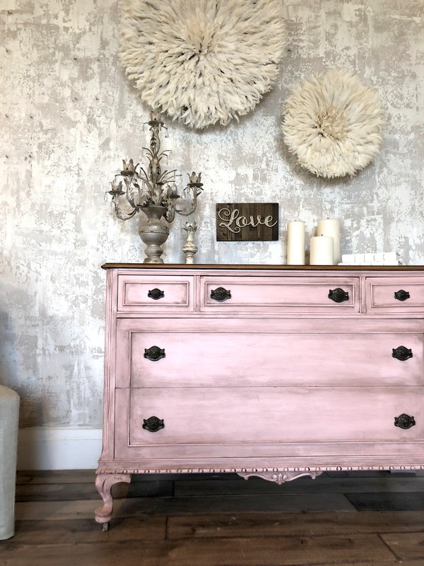 updating an outdated dresser with furniture paint