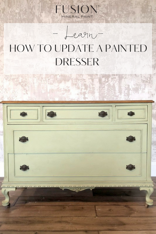 Updating An Outdated Dresser Fusion Mineral Paint