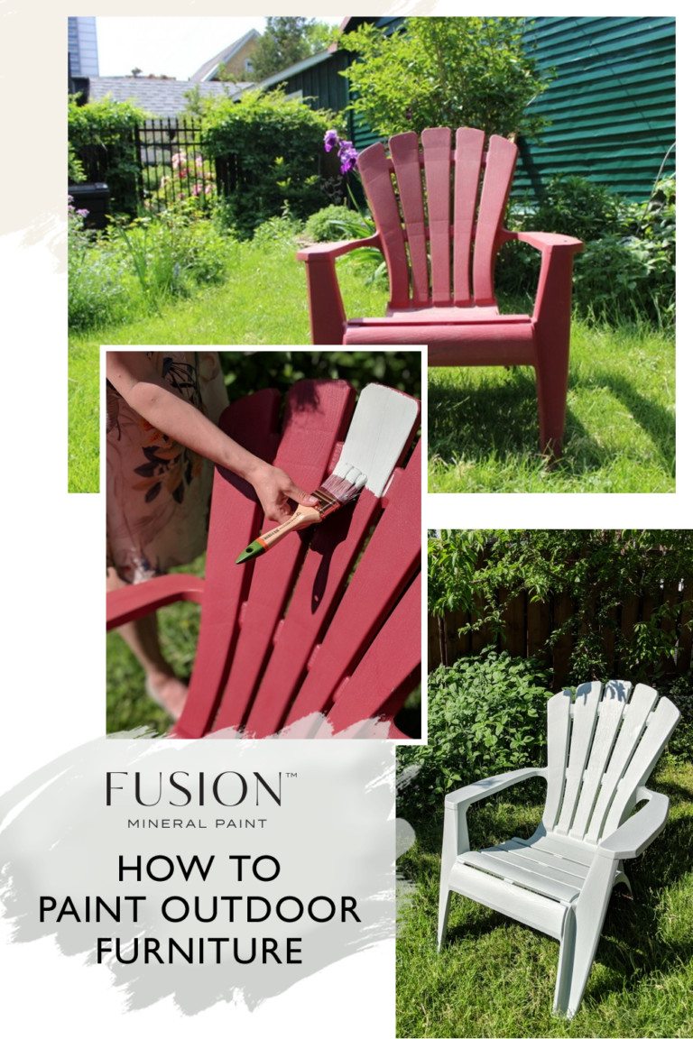 How to Paint Outdoor Furniture Fusion™ Mineral Paint