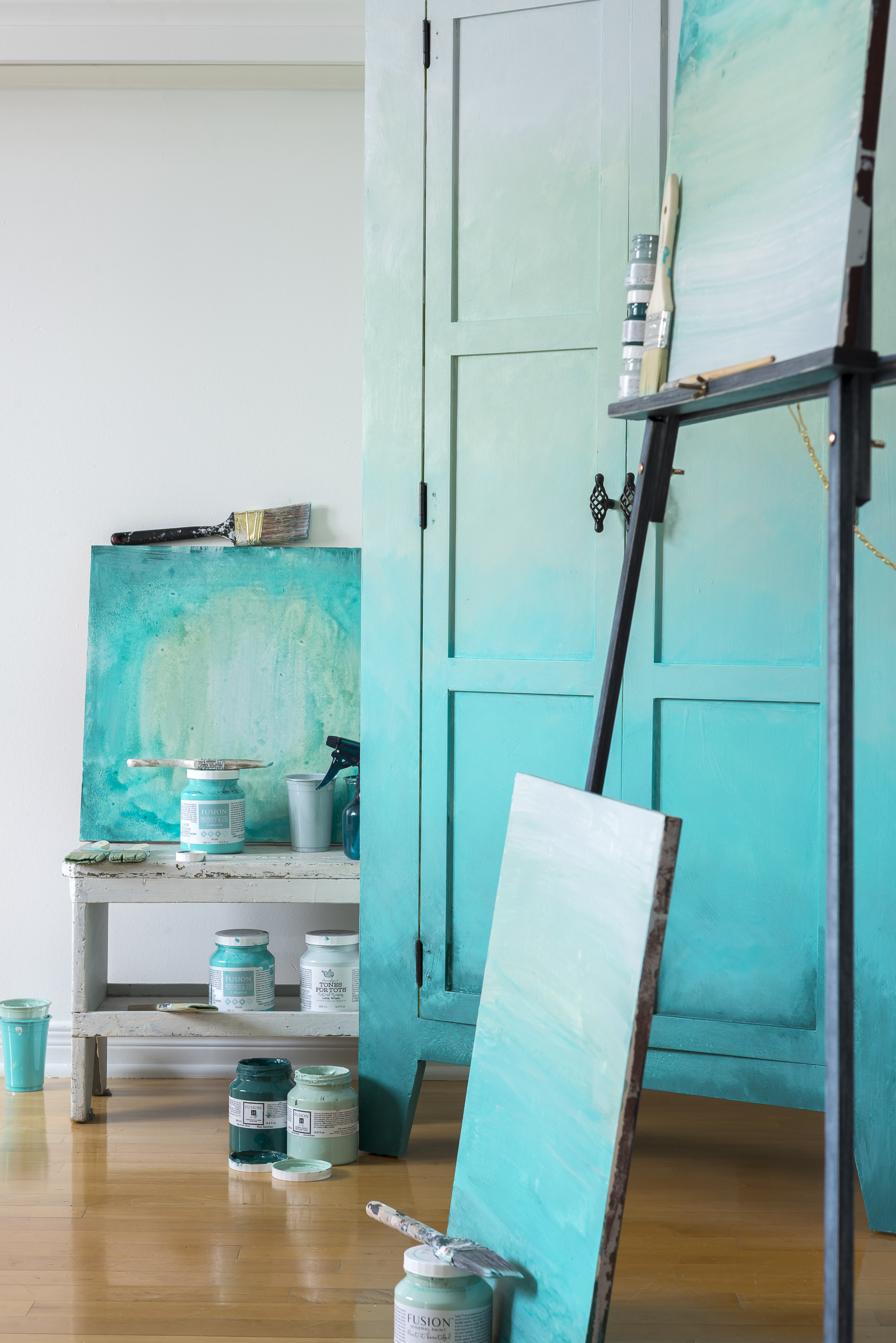 How To Blend Paint To Create An Ombré Effect Fusion™ Mineral Paint