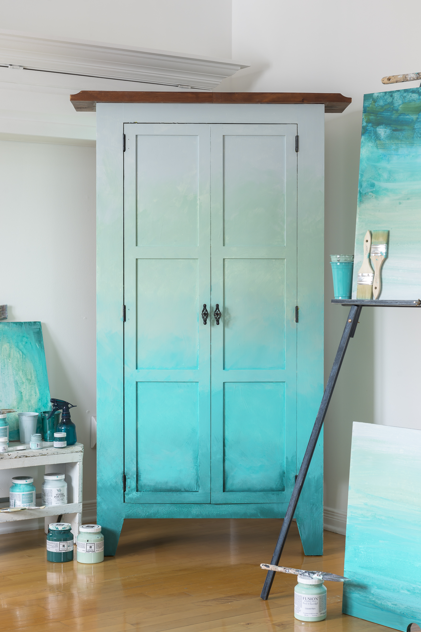 How To Blend Paint To Create An Ombré Effect Fusion™ Mineral Paint