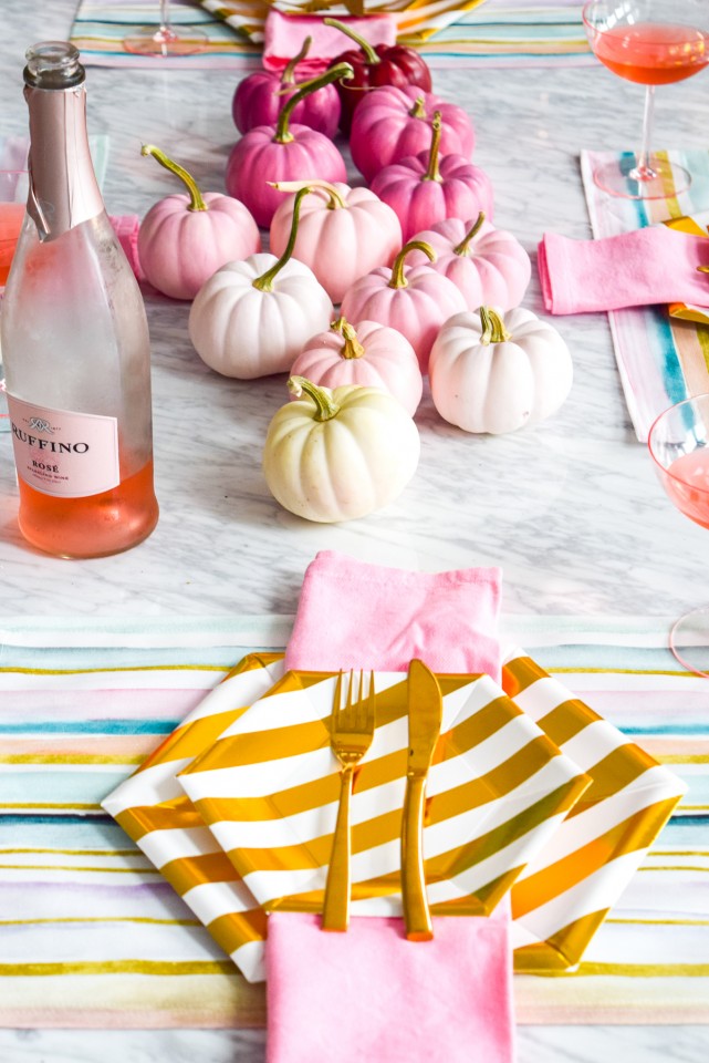 Painted Ombré Pumpkin Centerpiece - Fusion™ Mineral Paint