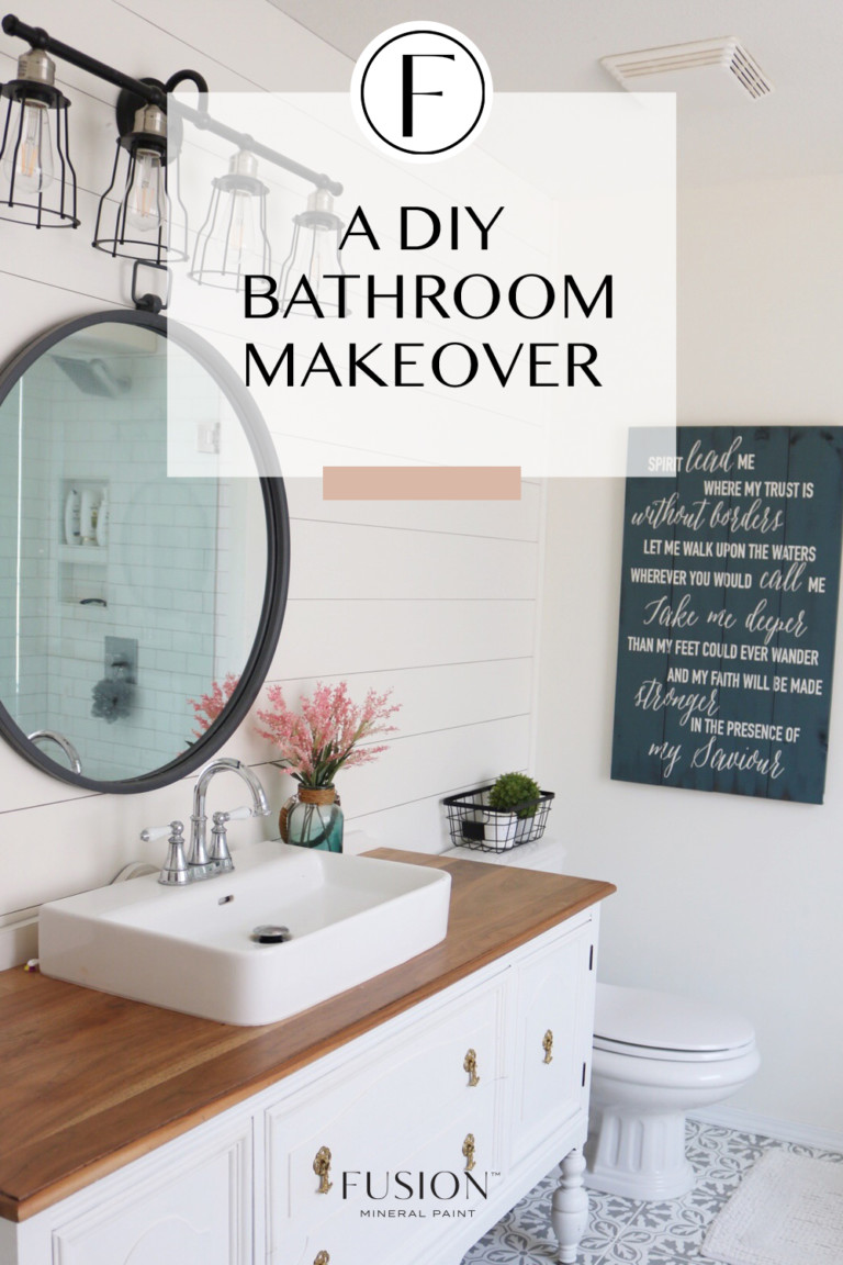 A DIY Bathroom makeover with Fusion Mineral Paint