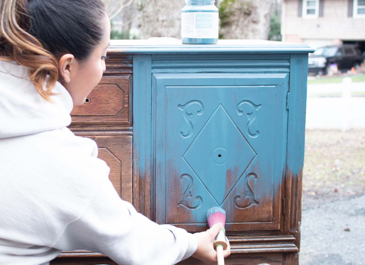 DIY painted sideboard with Fusion Mineral Paint