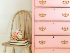Dresser painted with Fusion Mineral Paint's English Rose