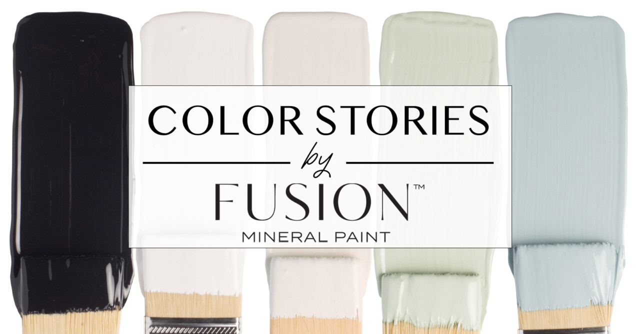 June's Color Story from Fusion Mineral Paint - a time to relax