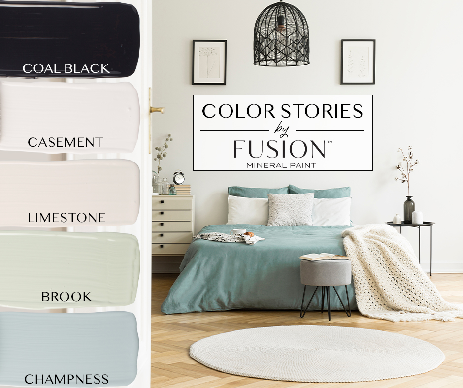 June S Color Story From Fusion Mineral Paint A Time To Relax - What Colors Does Fusion Mineral Paint Come In