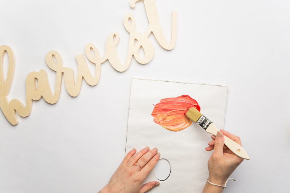 Using Fusion's fall colour palette, create a collection of painted Fall Sign Decor. The colour possibilities are endless with Fusion's line of mineral paints.