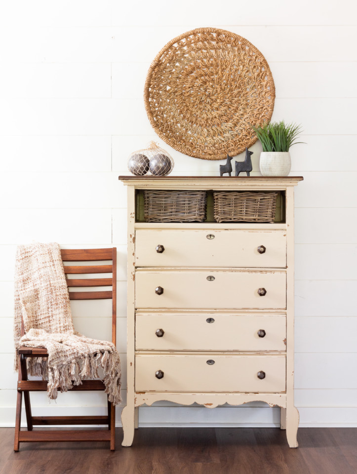 Ever wondered how to upcycle a dresser? With a little ingenuity and Fusion Milk Paint you can turn anything into something else! this old dresser became a media console, and you can do it too.