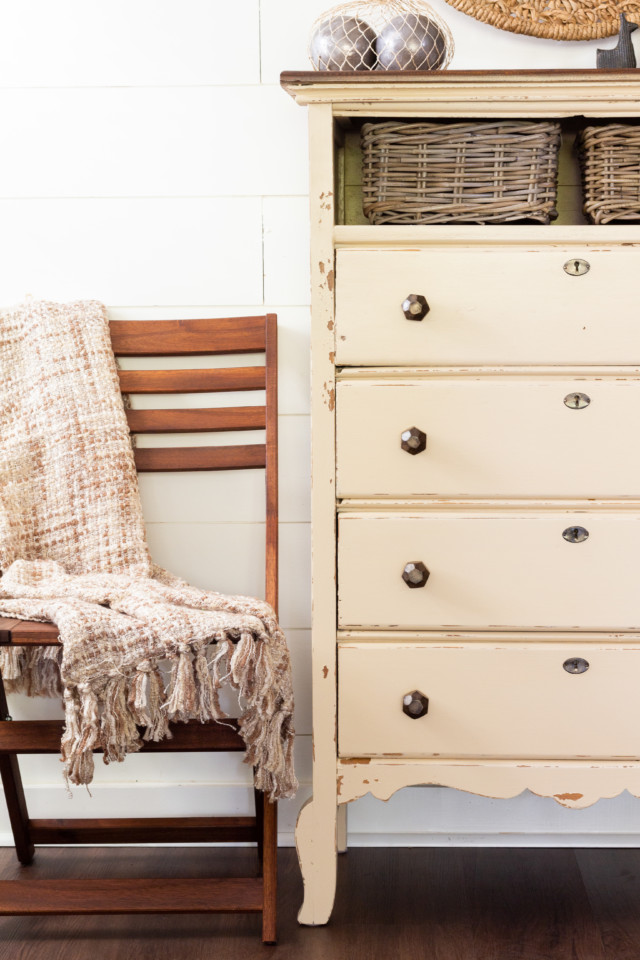 Ever wondered how to upcycle a dresser? With a little ingenuity and Fusion Milk Paint you can turn anything into something else! this old dresser became a media console, and you can do it too.