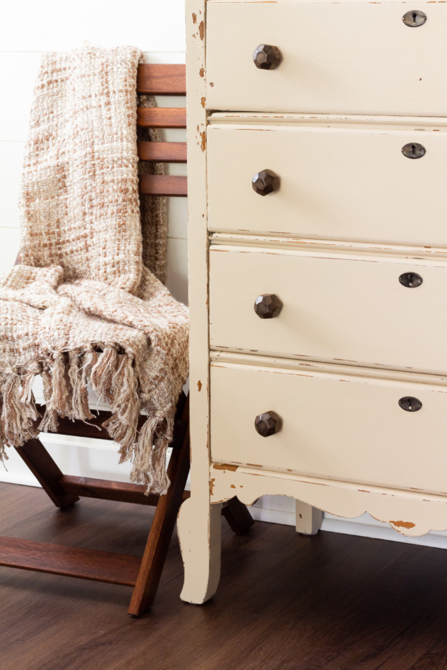 Ever wondered how to upcycle a dresser? With a little ingenuity and Fusion Milk Paint you can turn anything into something else! this old dresser became a media console, and you can do it too.