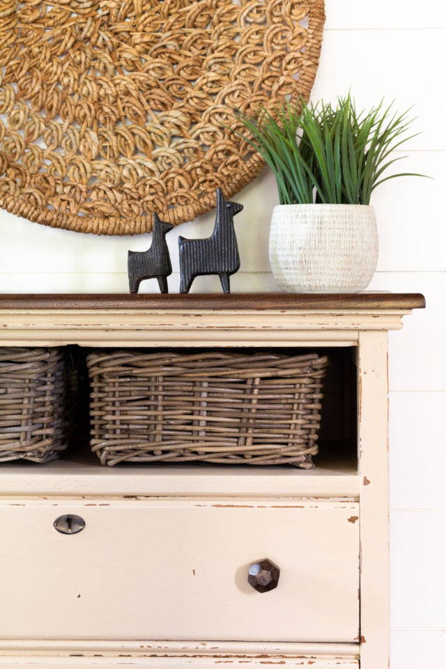 Ever wondered how to upcycle a dresser? With a little ingenuity and Fusion Milk Paint you can turn anything into something else! this old dresser became a media console, and you can do it too.