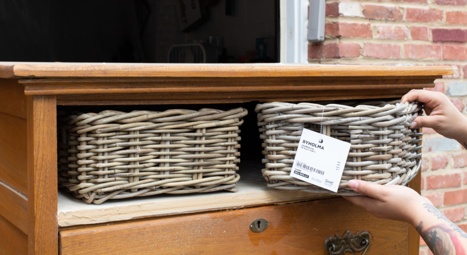 Ever wondered how to upcycle a dresser? With a little ingenuity and Fusion Milk Paint you can turn anything into something else! this old dresser became a media console, and you can do it too.