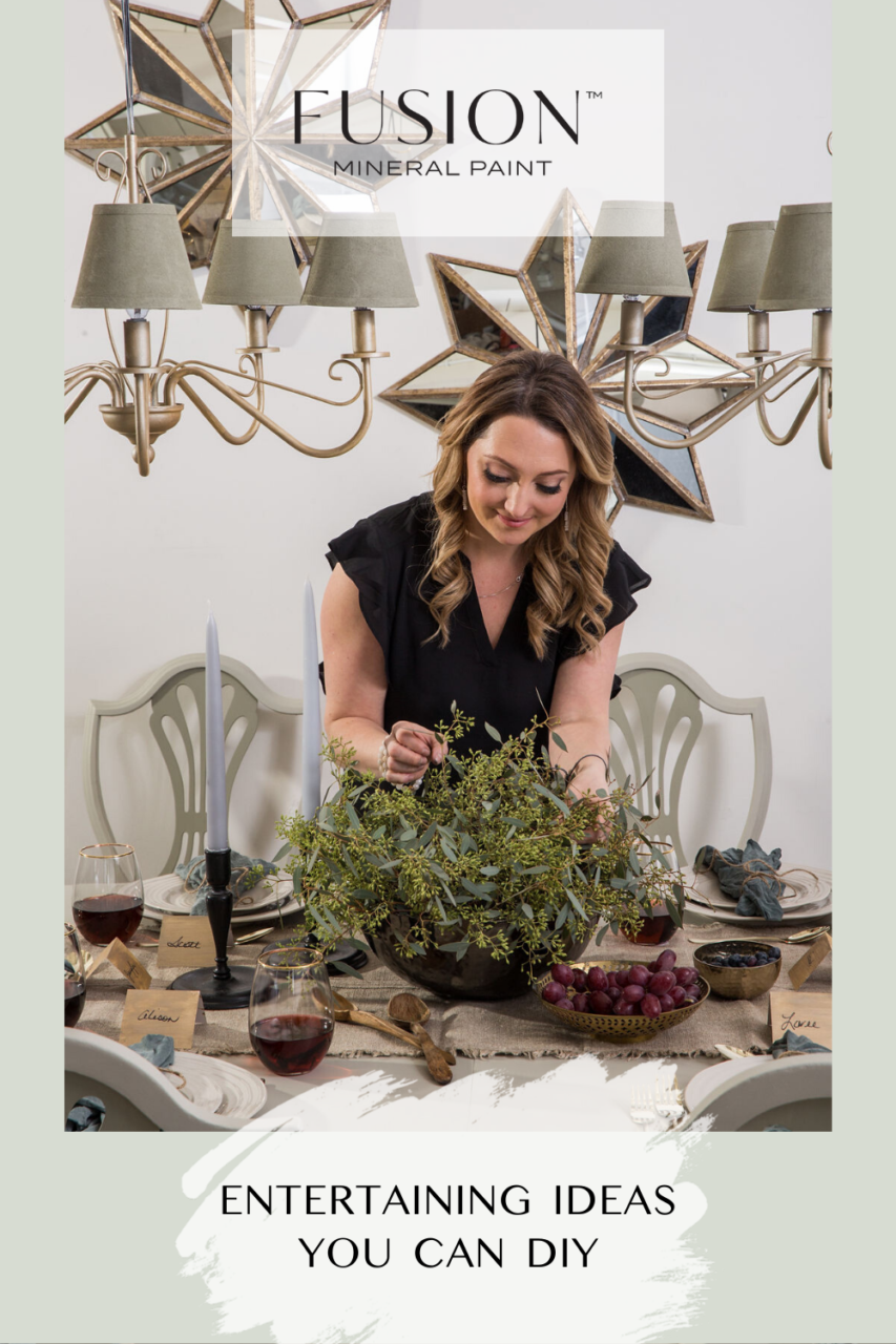 Any top notch hostess has a table and chairs that elevate her space, and a tablescape to match. We've created a series of Holiday Entertaining Ideas for you try out before the madness begins.