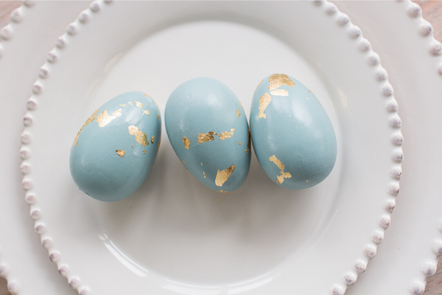 EASTER EGG GOLD FOIL FEATURED