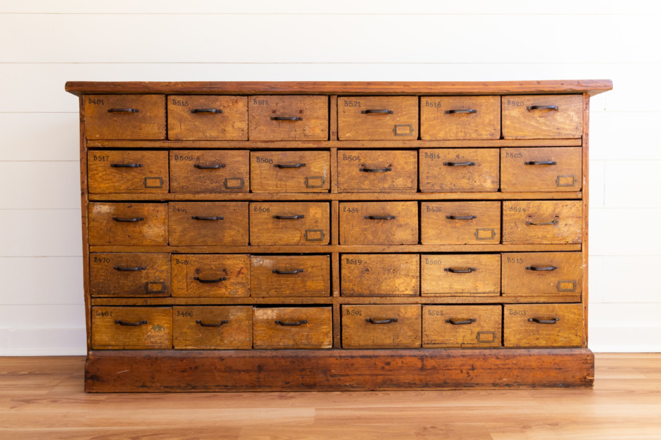 Apothecary cabinet