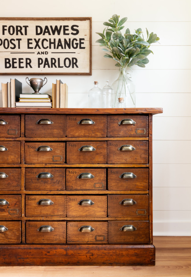 Stain and Finishing Oil - restore an Apothecary cabinet