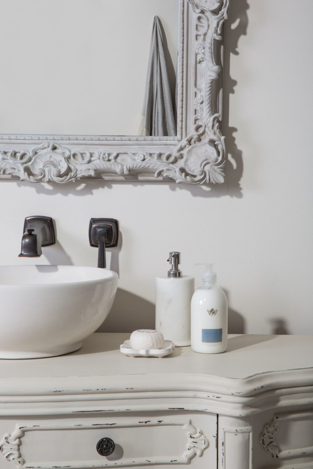 Top view of bathroom vanity - Fusion Mineral Paint