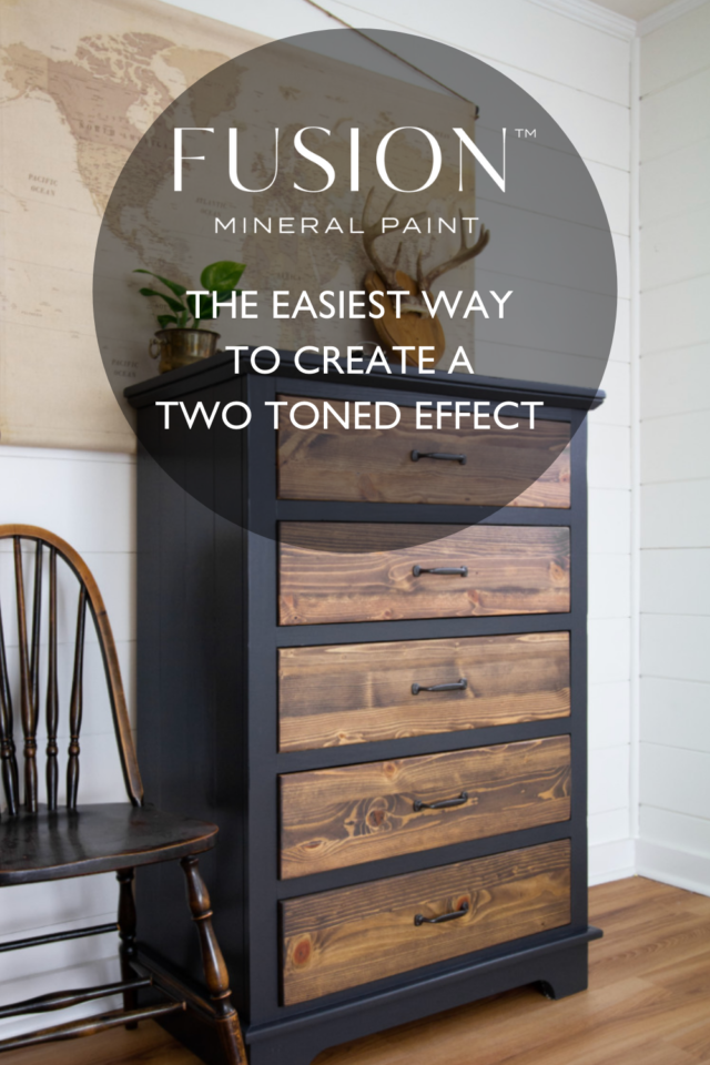 How to create a two toned effect using Fusion Mineral Pint and Stain and Finishing Oil 