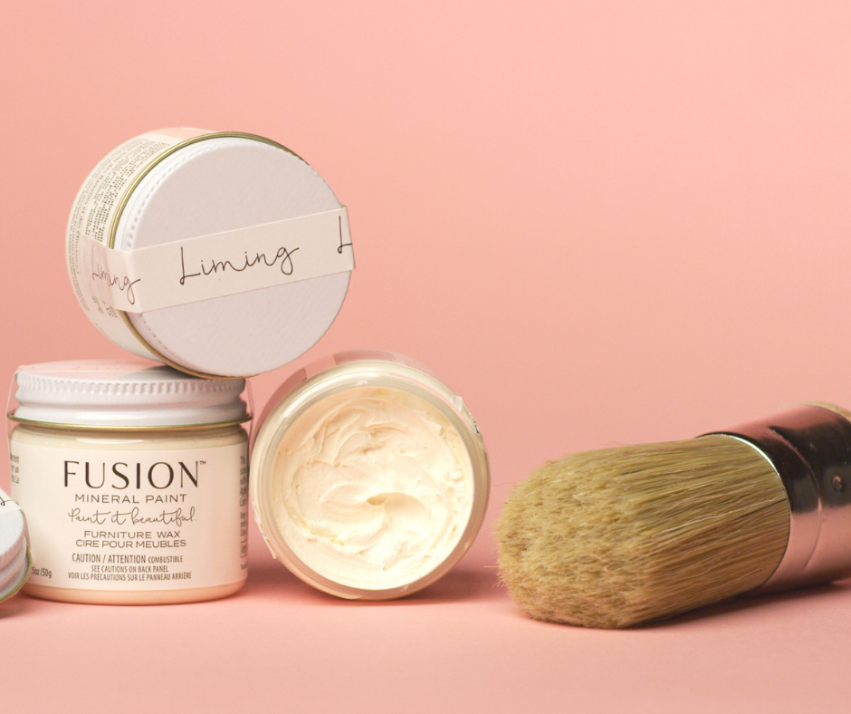 Liming wax and Staalmeester brush - Fusion Mineral Paint
