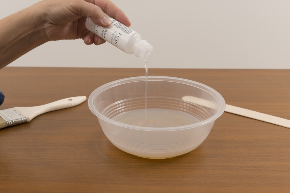 Adding enhancer to a bowl - application