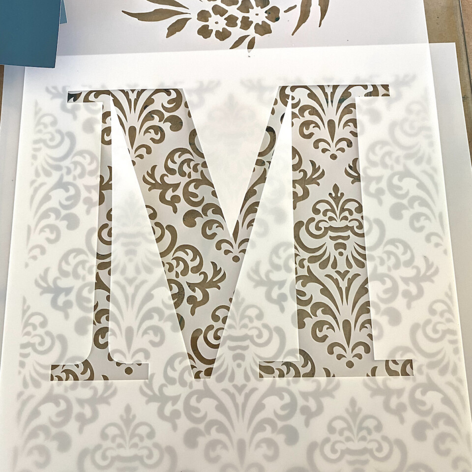 M and design stencil