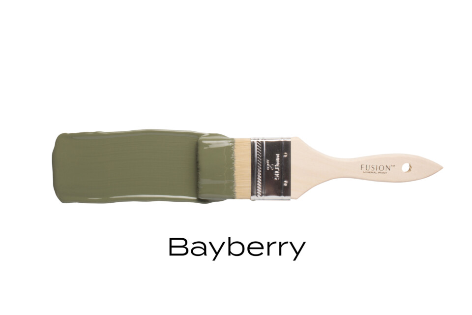 Bayberry colour streak with paint brush