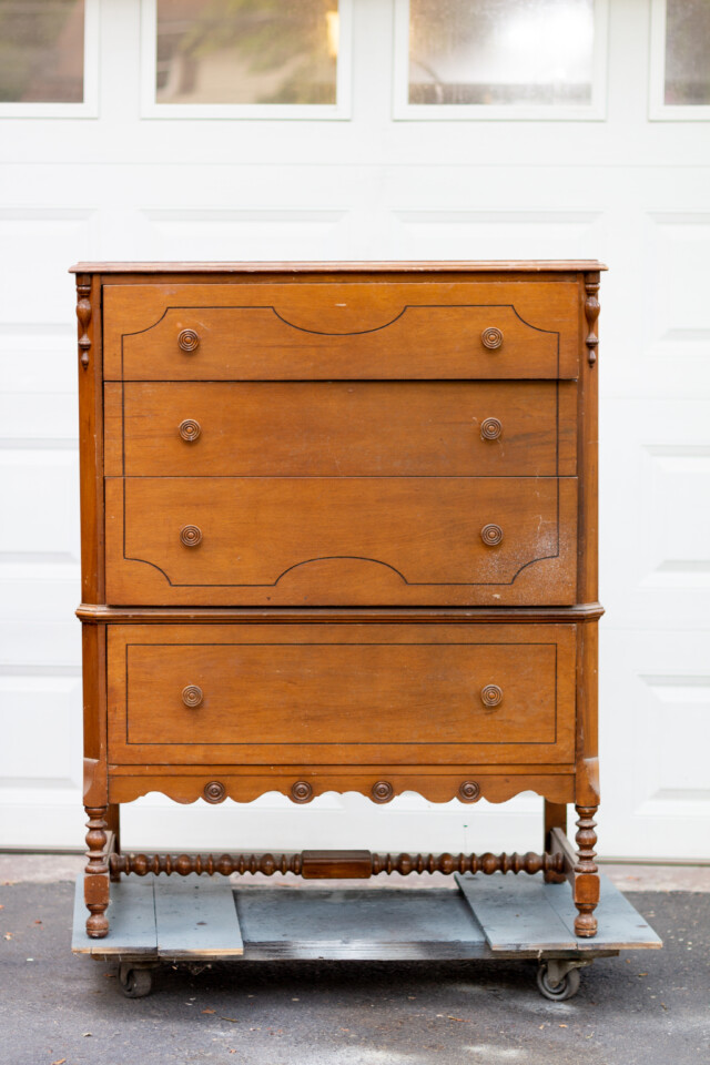 plain wooden dresser